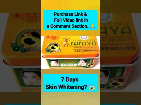 Chinese /Korean | 7 Days Skin Whitening? | Papaya Anti fleck Cream Review @KAngelBEB