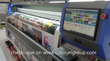 Soniq i high speed Fabric Banner , Flex  , Vinyl , wallpaper printing machine by Colorjet