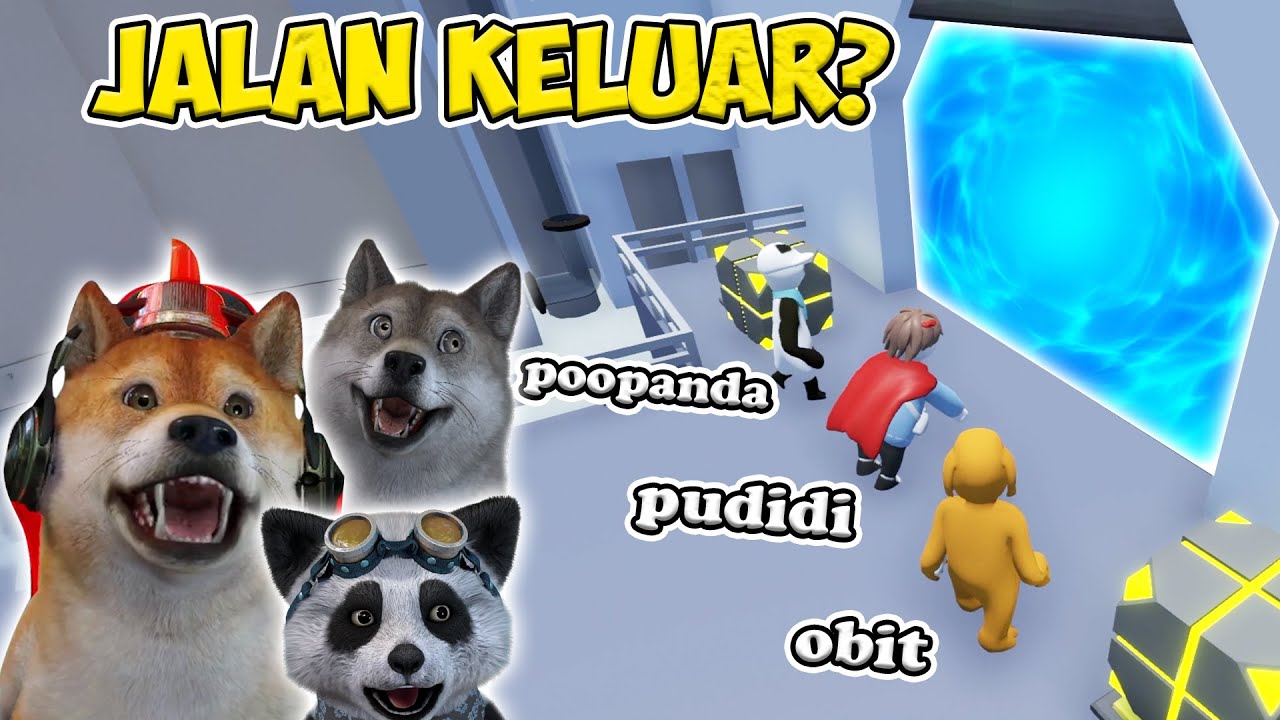 AKHIRNYA TRIO LETOY BERHASIL SELESAI DI MAP PUTER OTAK! - Human Fall Flat Indonesia END