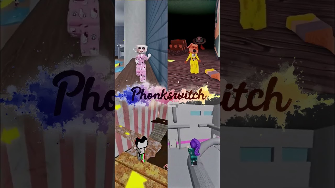 Roblox Nyan Cat vs Rumi Ballerina Cappuccina Jumpscare's #shortsvideo