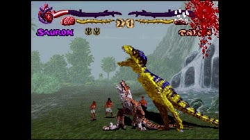 Primal Rage - Playstation - Arcade Mode Part 1 (No Commentary)