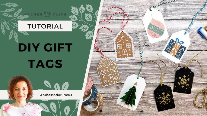 How To Make Simple Gift Tags  DIY Holiday Gift Tags 