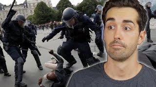 La violence de la police française...