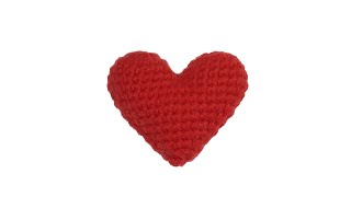 Heart Shape Ornament-1: How to crochet the heart shape?