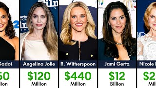Top 99 Richest Actresses in the World 2025