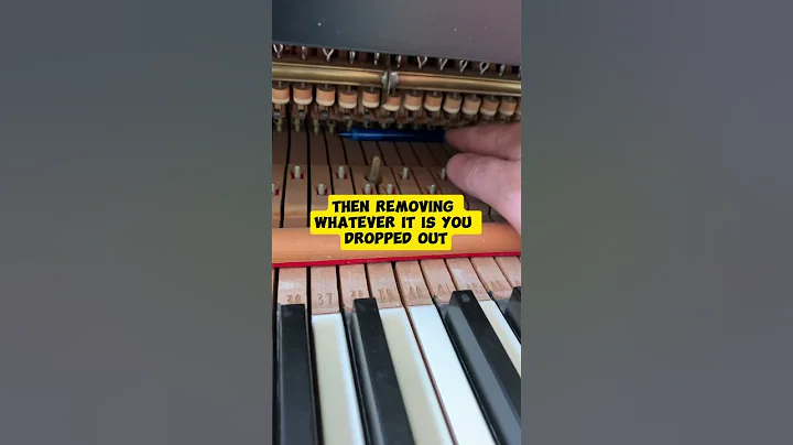 Recover something from a Steinway piano while tuning #piano #pianomusic #grandpiano #pianotuning