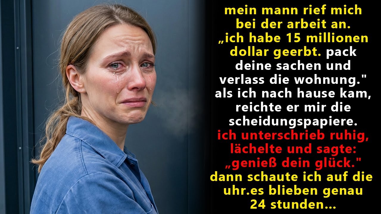 „Unterschreib und verschwinde!