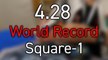 4.28 World Record Square-1 Solve | Max Siauw