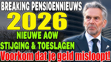 AOW & Pensioen 2026 Breaking: Verhogingen, Toeslagen en Woonlandfactor  Laat Géén Geld Laten Liggen!