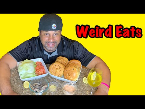 Weird Eats Ep 2 👀 Sardine Sandwich🐟🥪🍅먹방Mukbang