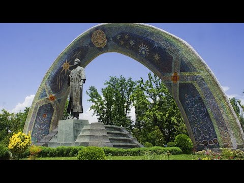 Таджикистан парк Рудаки .Центральный парк Душанбе #2022 обзор #2k