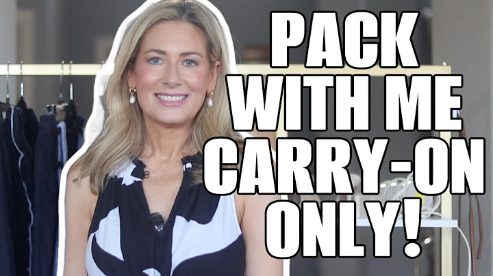 Pack With Me For A Carry-On Only Wedding Weekend!