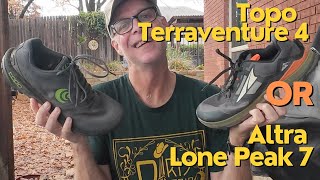 Which shoe for you? - Altra Lone Peak 7 or Topo Terraventure 4
