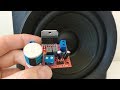 TDA7377 amplifier board test on speakers