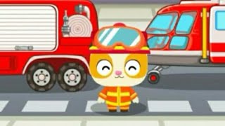 Babybus Pemadam Kebakaran Bayi Kucing Joo