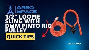 Arbo Space Loopie Sling with DMM Pinto Rig Pulley