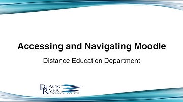 Accessing and Navigating Moodle