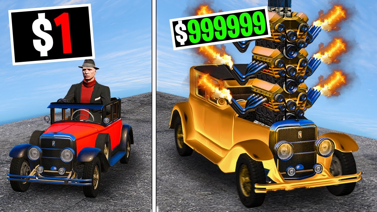 $1 to $10,000,000 Mafia Cars on GTA 5 RP