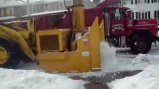 Snowblower - clearing the streets of ...