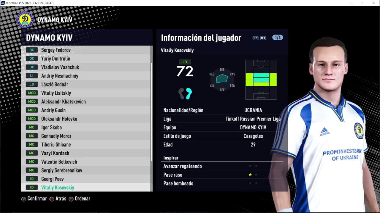 CLASSIC PES 2021_UCL Classic: DYNAMO KYIV 2001/02
