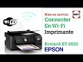 Connecter en wifi limprimante epson ecotank et2820