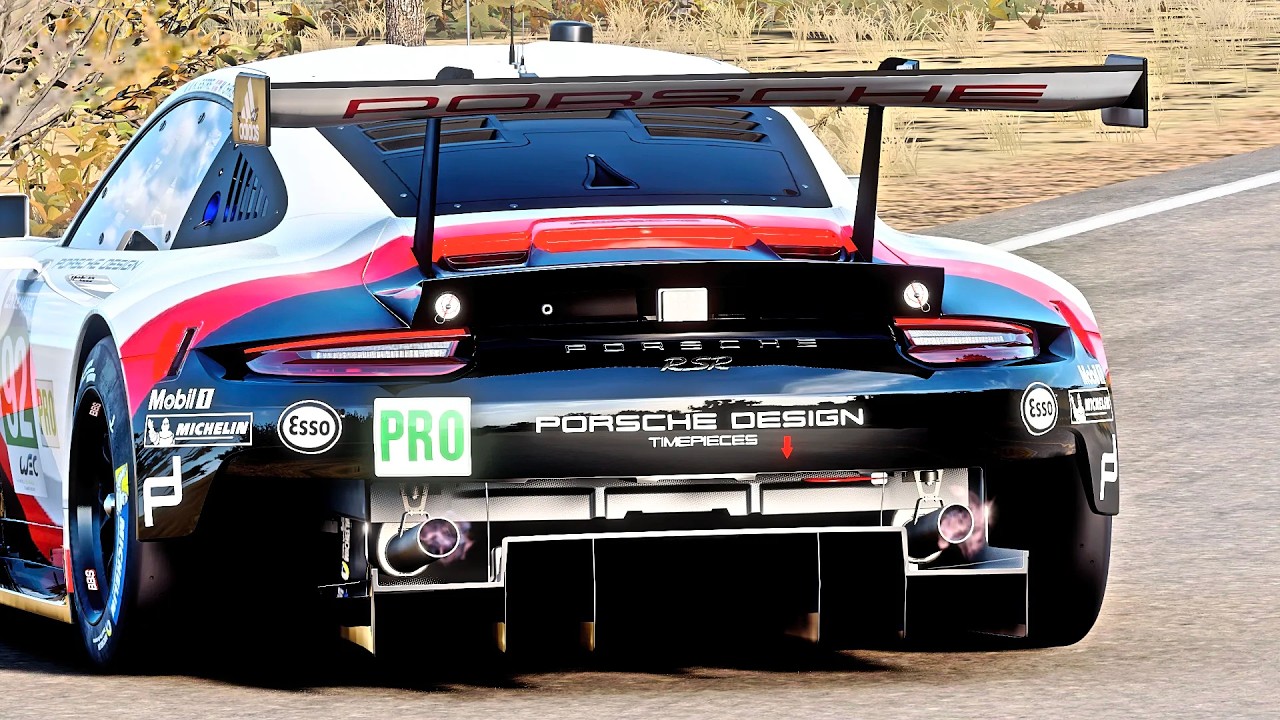 Head to Head Racing Porsche 911 RSR 1500 HP Chasing the finish line in Forza Horizon 5