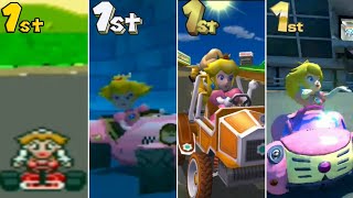 Evolution of 1st Place in Mario Kart Games with peach / 1992-2022