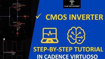 Inverter design in Cadence Virtuoso #cadence #virtuoso #vlsi #vlsidesign