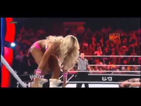 WWE Raw 6/8/2012 Kelly Kelly vs Eve torres - Kelly Kelly returns (Kelly Kelly Last Match)