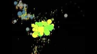 Processing - Mis Pelotillas + ControlP5 using Fisica Wealth