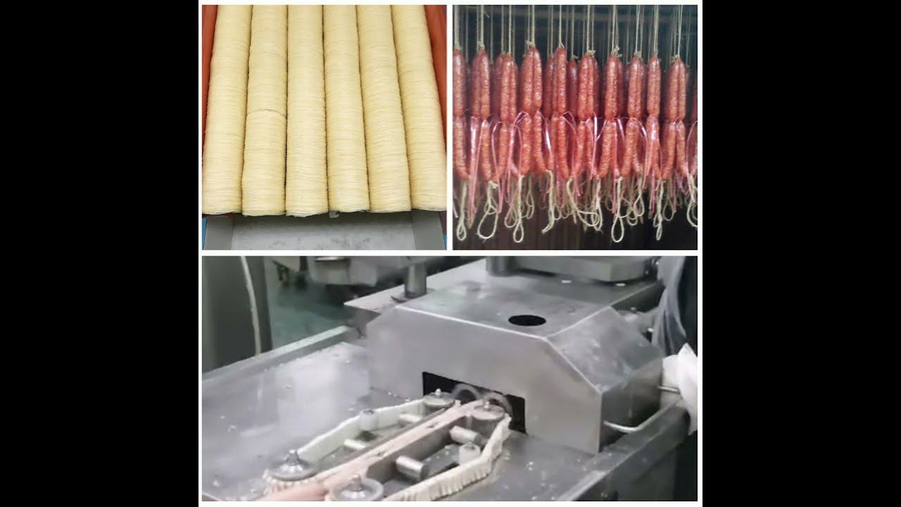 Natural Colour Soft Can Collagen Sausage Casings Synthetic Sausage