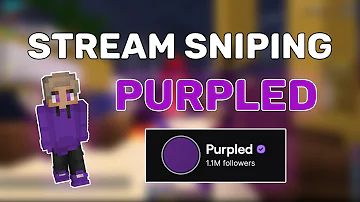 Stream Sniping Purpled (Dream SMP member)