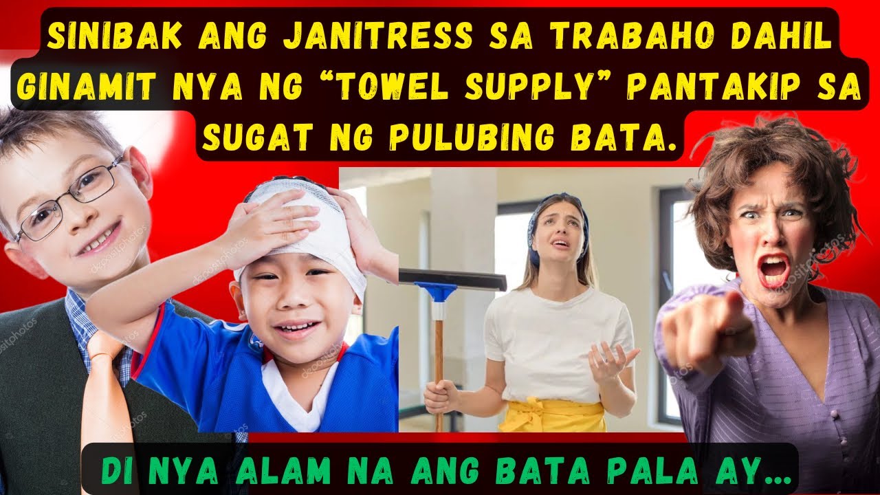 SINIBAK ANG JANITRESS SA TRABAHO DAHIL GINAMIT NYA NG 