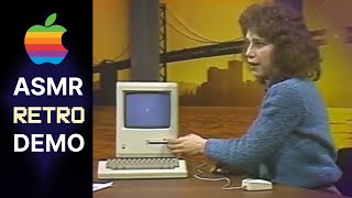 Unintentional ASMR 💾 Relaxing Retro Macintosh Demonstration (1984) screenshot 1