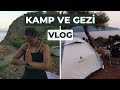 Kamp vlog part 1🍀⛺🏕️🚙 Bol gezmeli bir kaç gün 🌞