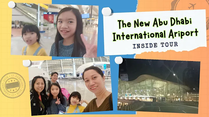 The New Abu Dhabi International Airport Terminal A | Inside Tour | Team Planilla's1st Travel in 2024