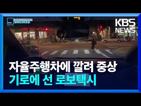 …로보택시 <strong>타보니</strong> [특파원 보고 세계는 지금] / KBS  2023.10.30.