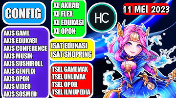 UPDATE! CONFIG HTTP CUSTOM || Axis game, sushiroll, Edukasi, xl, Indosat,telkomsel [11 Mei 2023]