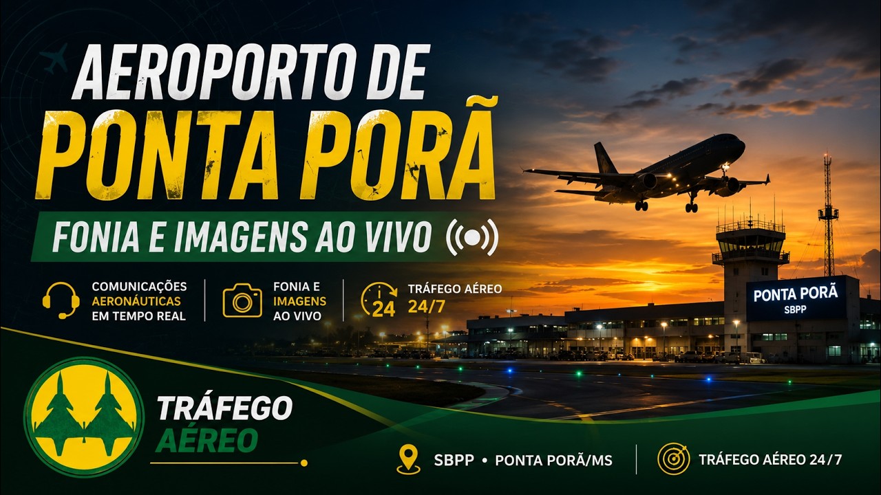 Ponta Porã International Airport Live ATC live camera thumbnail