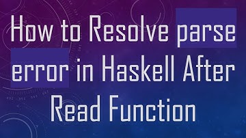 How to Resolve parse error in Haskell After Read Function
