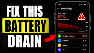 Your Android Battery Is Dying Because of This Hiddin