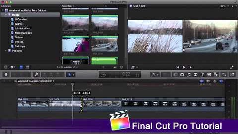 Final Cut Pro Tutorial Part3 1The Magnetic Timeline