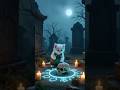 The Resurrection Ritual: The Kitten’s Desperate Wish to Revive Its Beloved Zombie Grandmother #cat