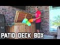 How to Make a Patio Deck Box // Pool Storage - YouTube