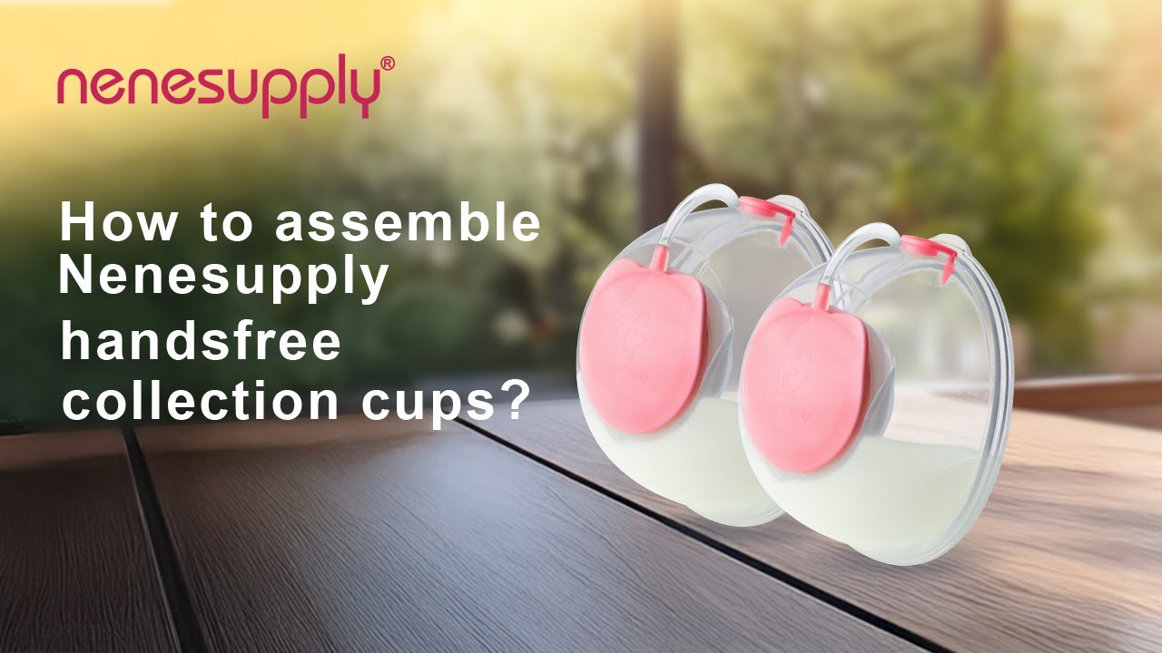 How to assemble Nenesupply handsfree collection wearable cups breast milk collection cups?