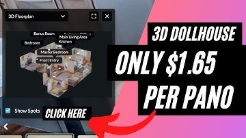 3D Dollhouse View Navigation and Hotspots On CloudPano For Less Than $2
