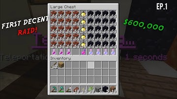 First Decent Raid! | Minecraft Factions #1 (SaiCo PvP)