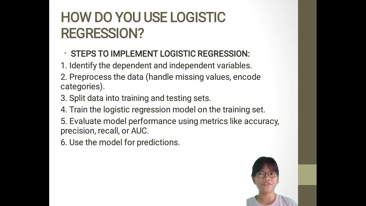 FINAL ACTIVITY IN MS 312 IT 3A (LOGISTIC REGRESSION) - YouTube