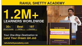 Rahul Shetty's QA Summit Chennai - Energy of 550+ Test Engineers