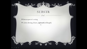 1-   Substr vs Strpos in Php (Interview Question Series)